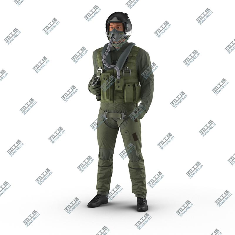 images/goods_img/202104092/US Military Jet Fighter Pilot Rigged for Maya/5.jpg